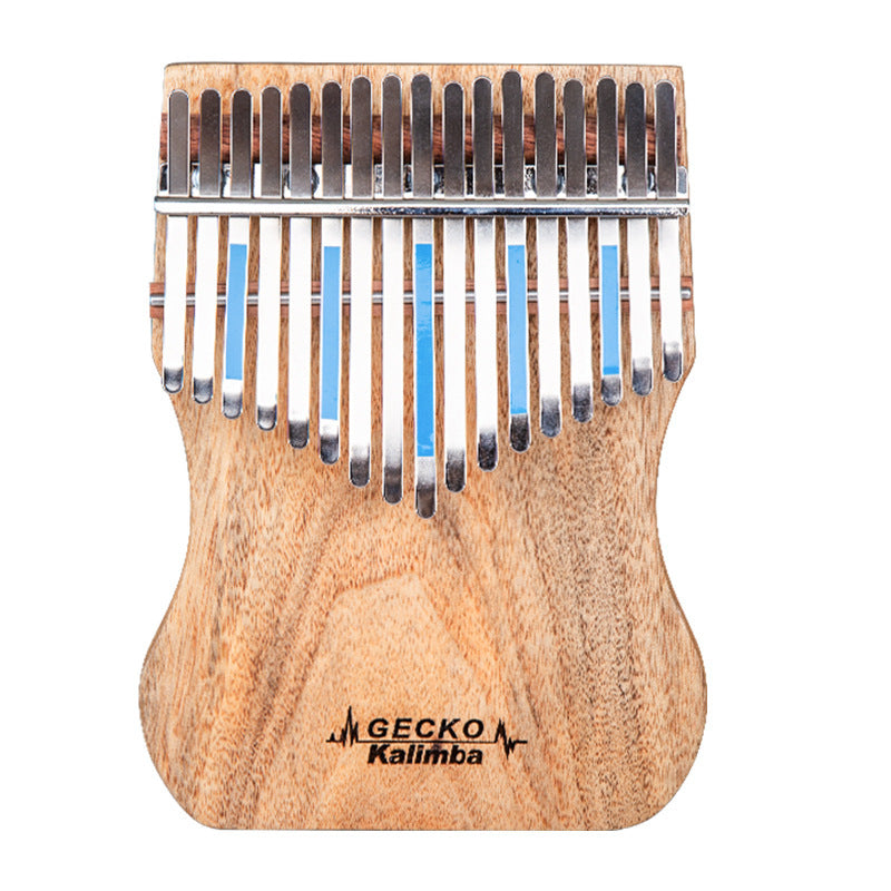 Newest Gecko Mahogany Professional Kalimba 17 keys with Gig Bag Protective Case High Performance Thumb Piano with Accessories Tuning Hammer, Study Book