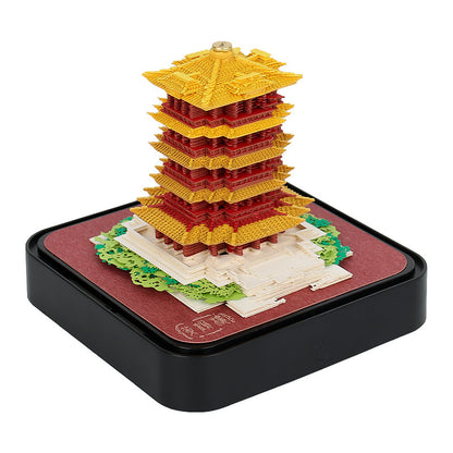 3D Stereoscopic Sticky Note Paper Earth Model Temple Of Heaven Calendar Gift Gift Paper Engraving Calendar Notebook Ornamen