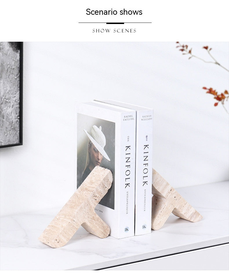 Minimalist Marble Book Holder