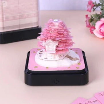 3D Stereoscopic Sticky Note Paper Earth Model Temple Of Heaven Calendar Gift Gift Paper Engraving Calendar Notebook Ornamen