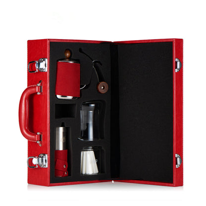 Travel Portable Coffee Gift Box Hand Brew Pot Coffee Pot Set Gift Box