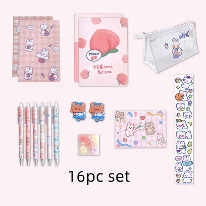 Girl Students' Supplies Stationery Set Gift Box