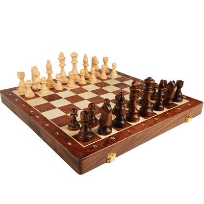 Chess Solid Wood High-end Suit Large Children's Wooden International Chess