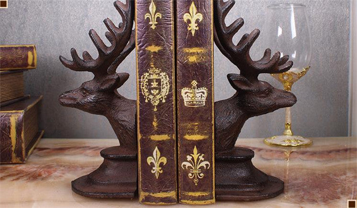 Retro Cast Iron Craft Wrought Iron Animal Book Block